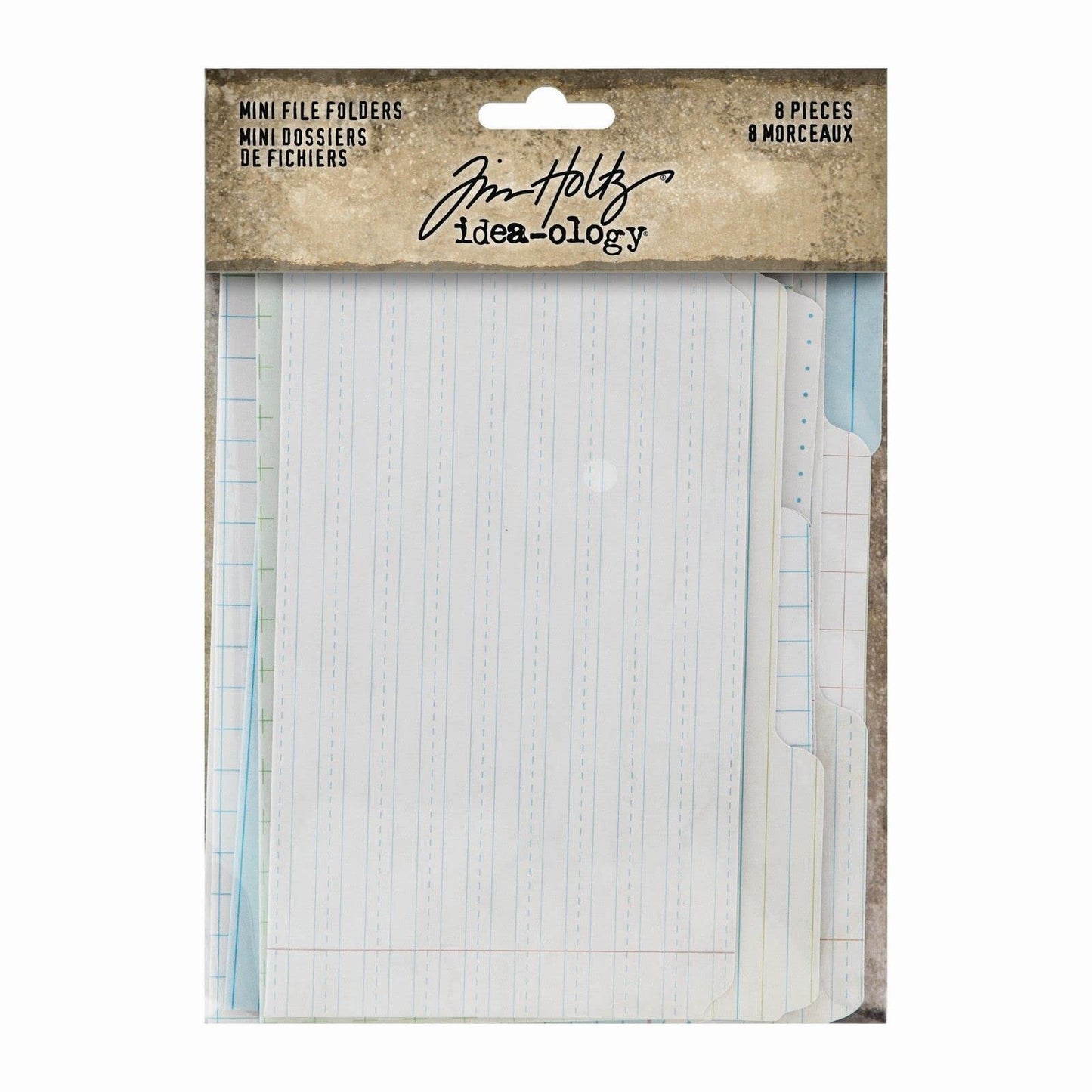 Tim Holtz idea-ology MINI FILE FOLDERS