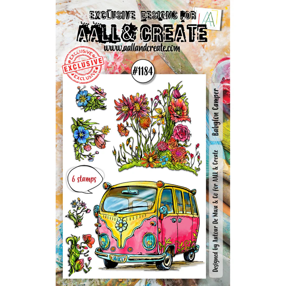 AALL & Create #1184 Stamps - Babylon Camper