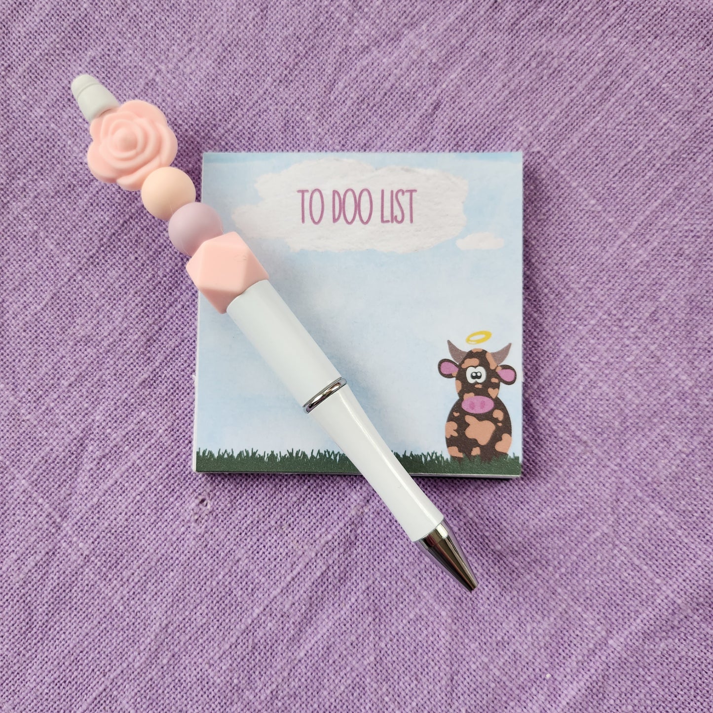 White Flower Pens