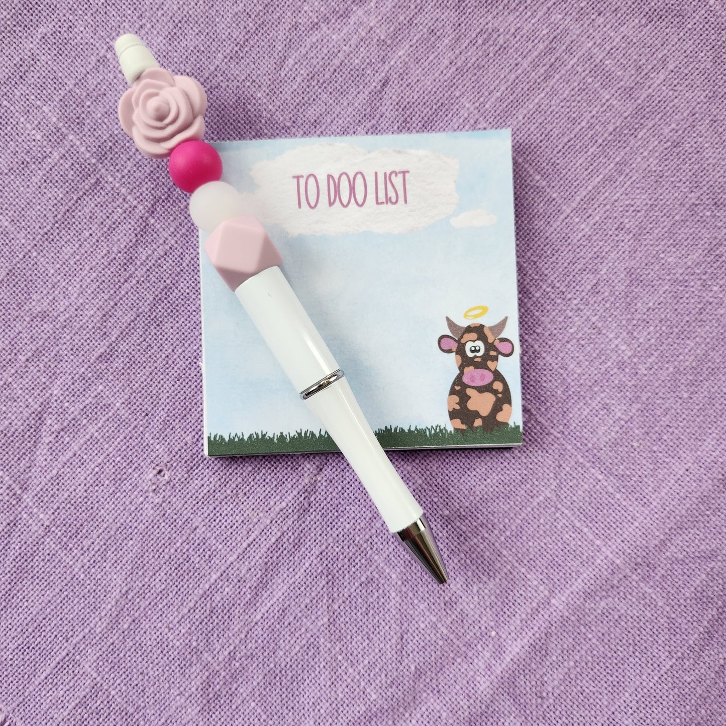 White Flower Pens