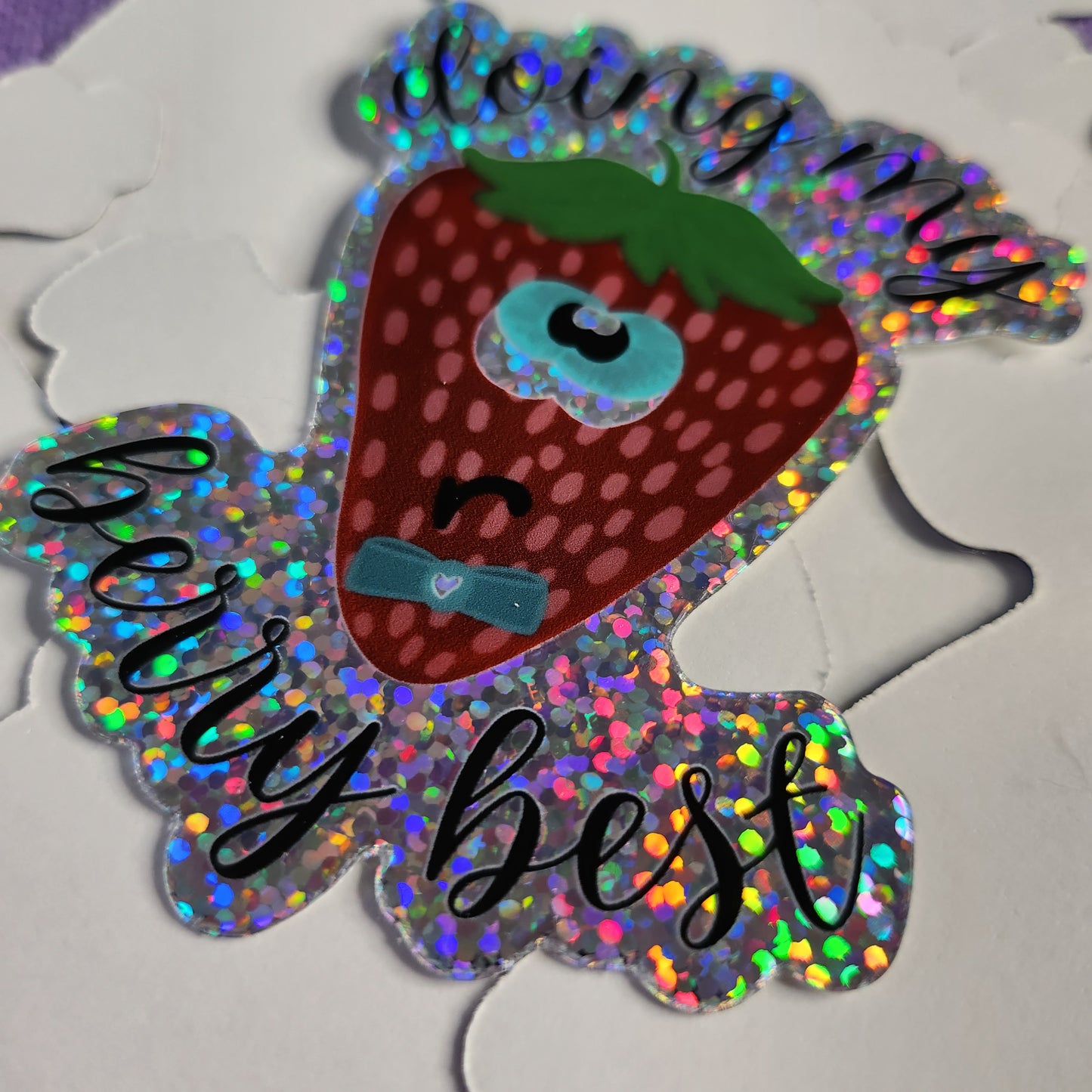 Doing My Berry Best Sticker