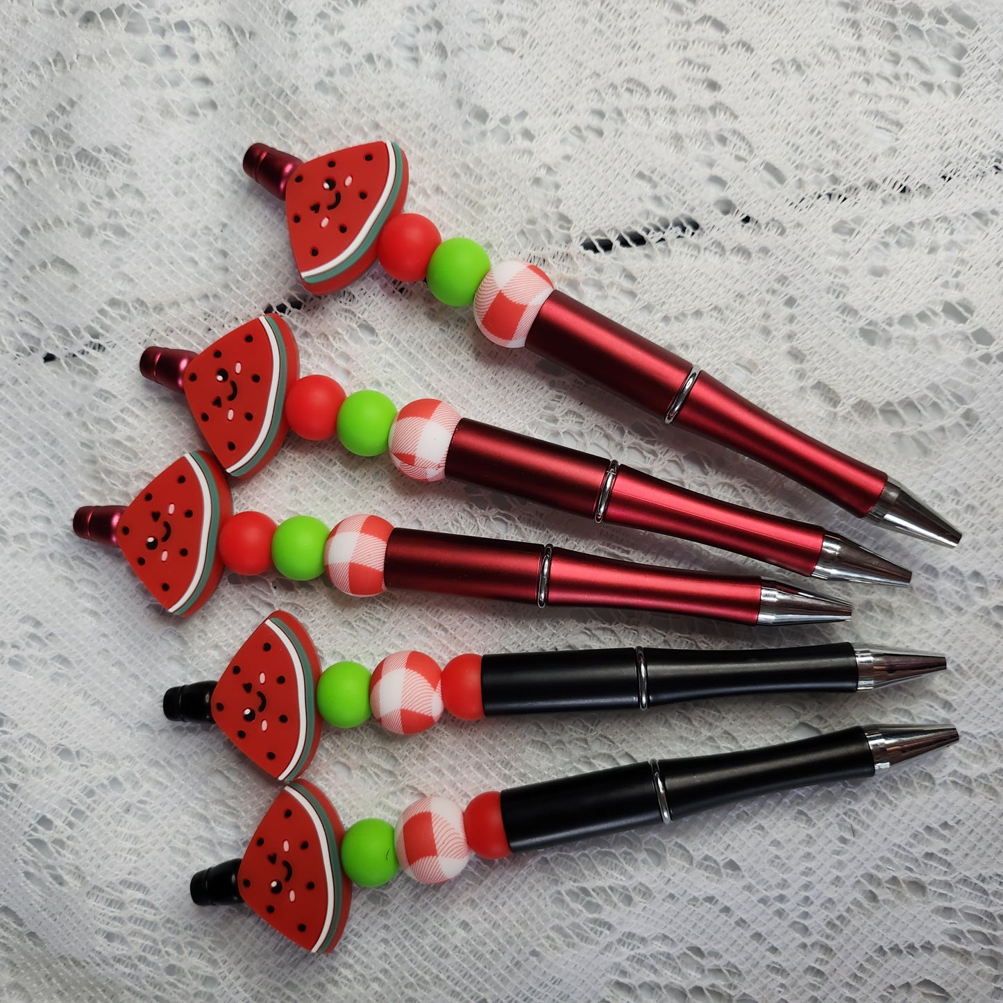 Watermelon Beaded Pen