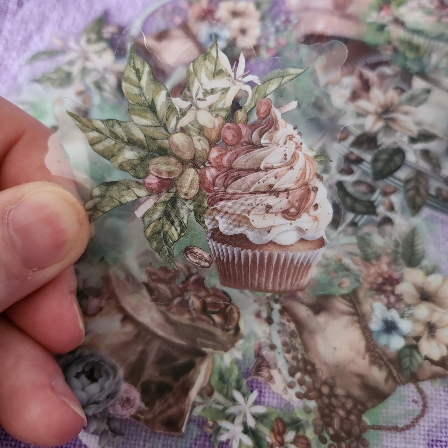 Romantic Forest Coffee Stickers