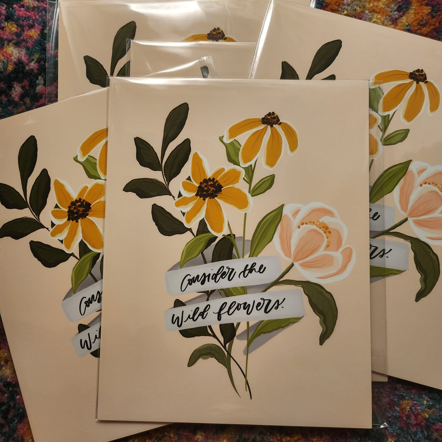 Consider The Wildflowers Art Print
