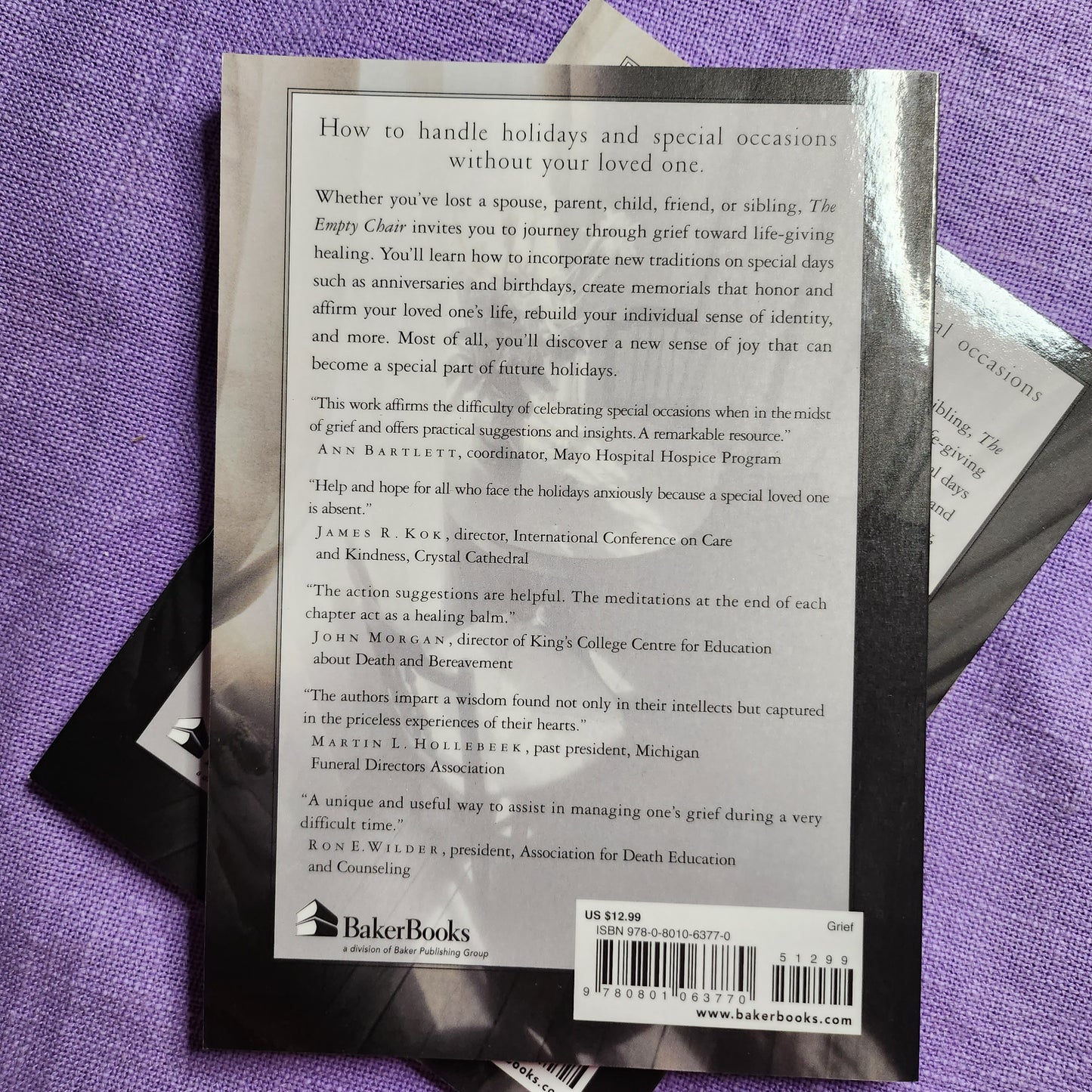 Empty Chair, The: Handling Grief on Holidays and Special Occasions