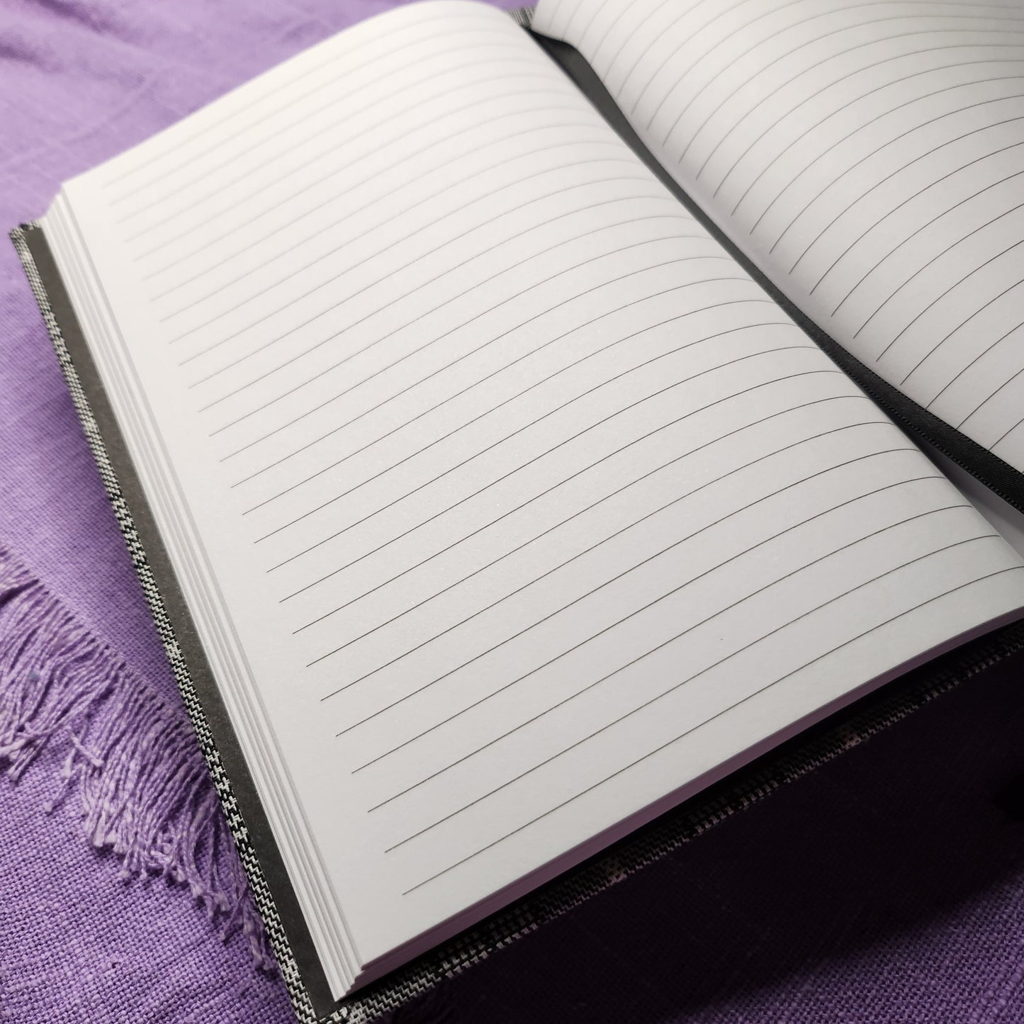 Grey Plaid Journal