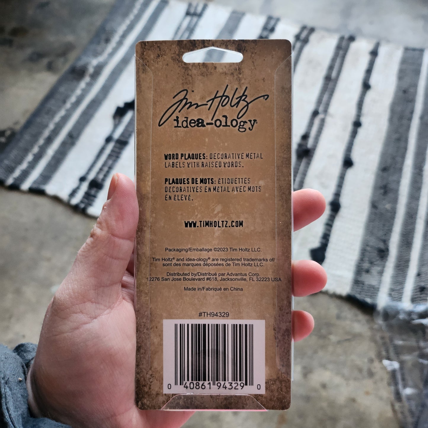 Tim Holtz Decorative Word Plaques - Large