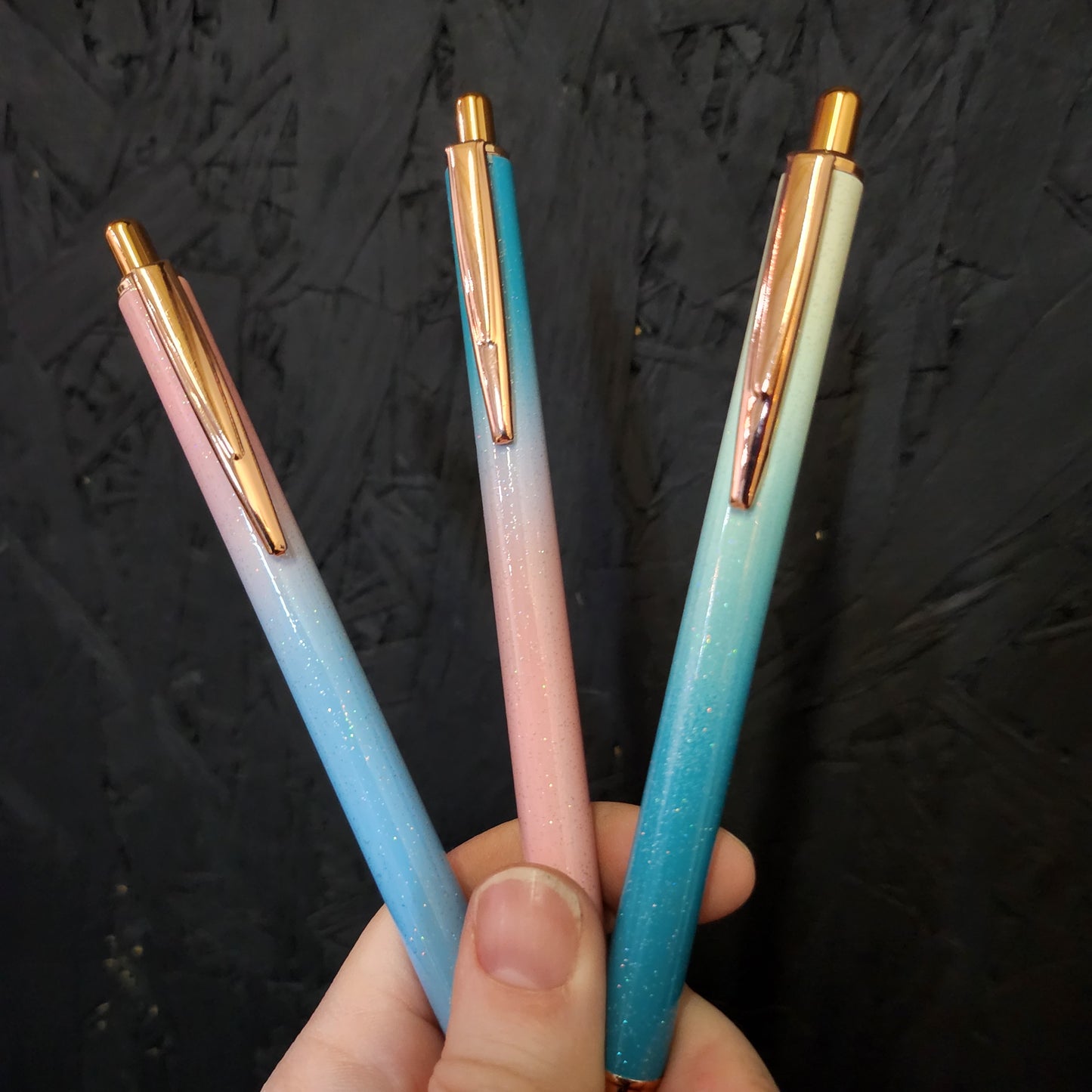 Gradient Glitter Pens