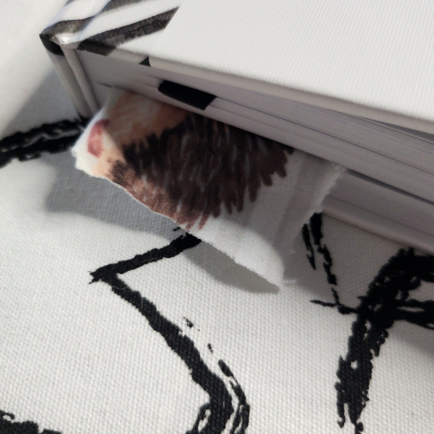 Hedge Hog Fabric Bookmarks