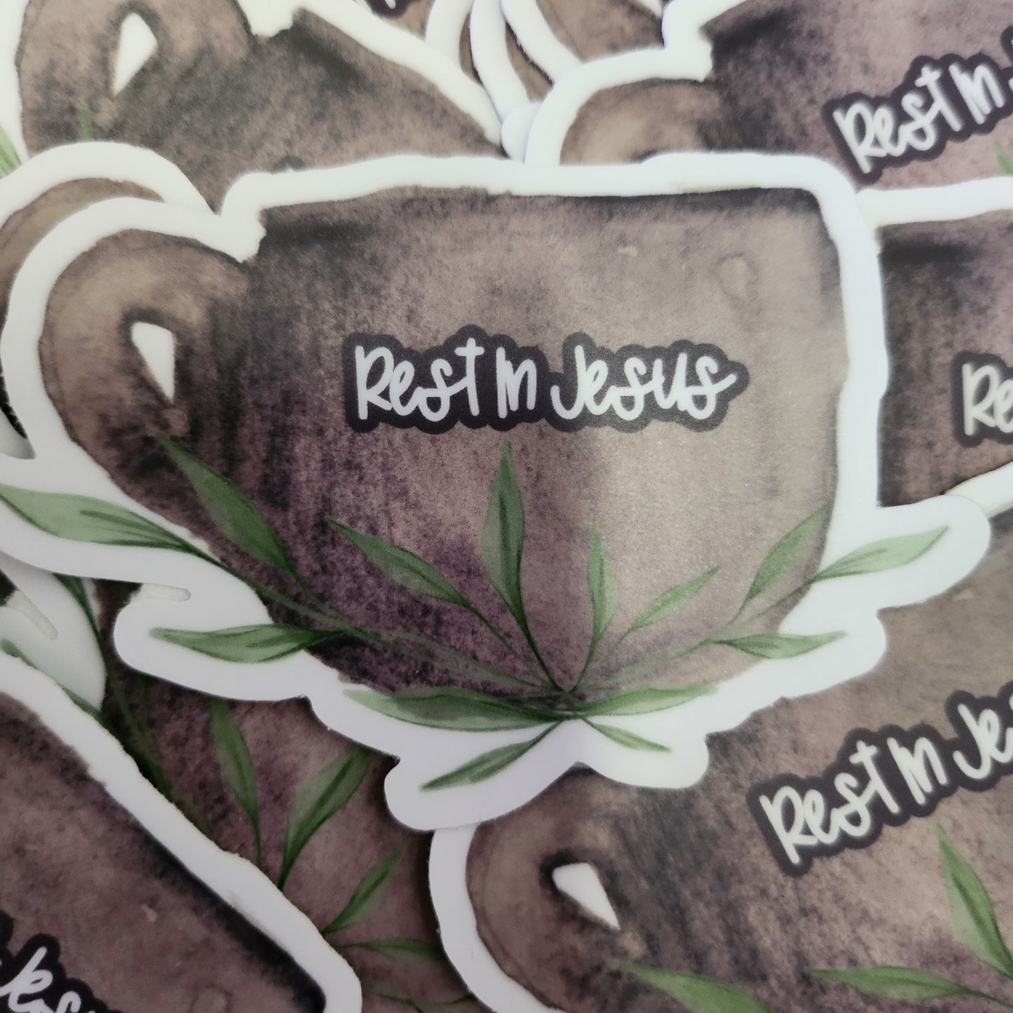 Rest In Jesus Sticker