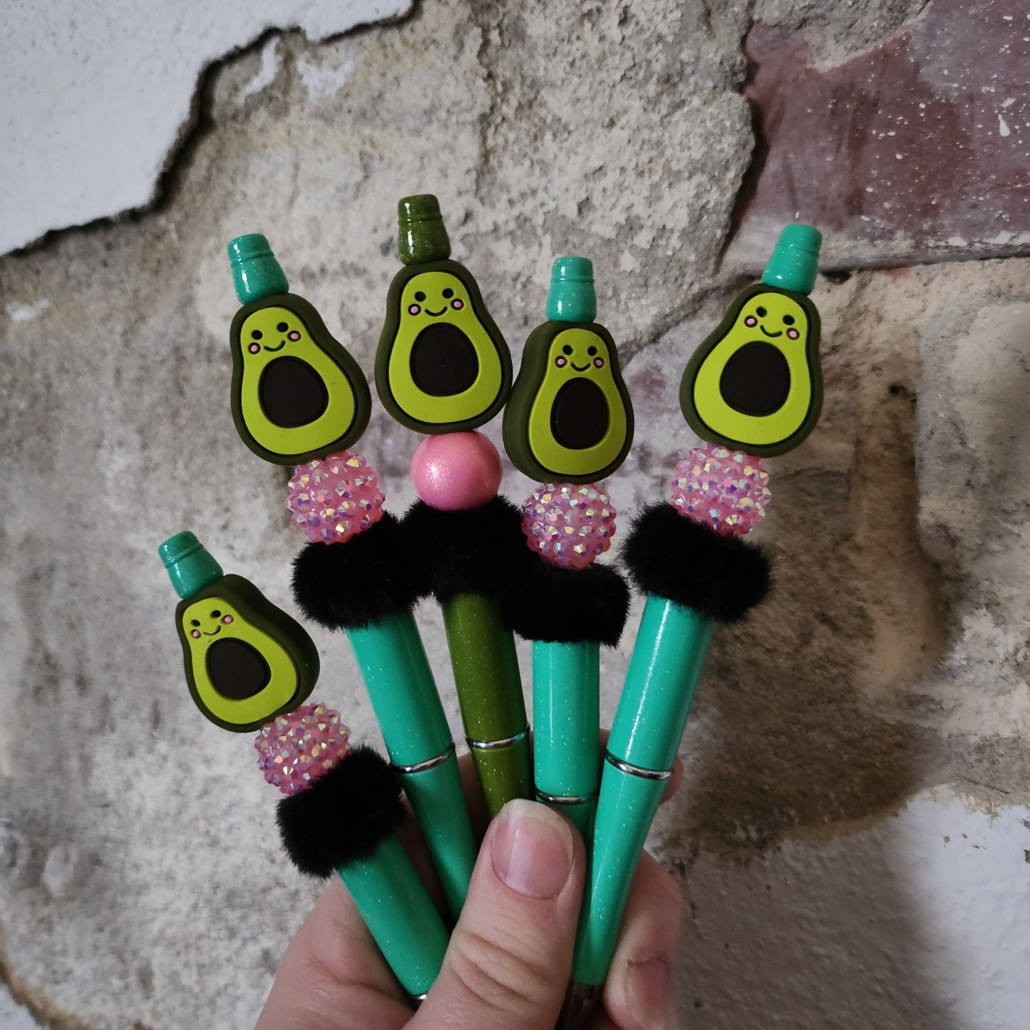 Avocado Beaded Pen
