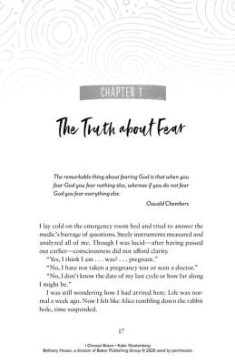 I Choose Brave: Embracing Holy Courage and Understanding Godly Fear