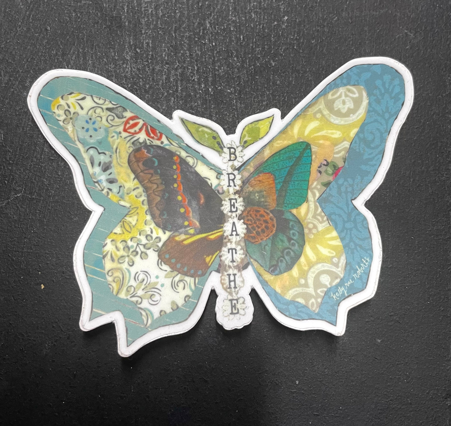 Breathe Butterfly Sticker