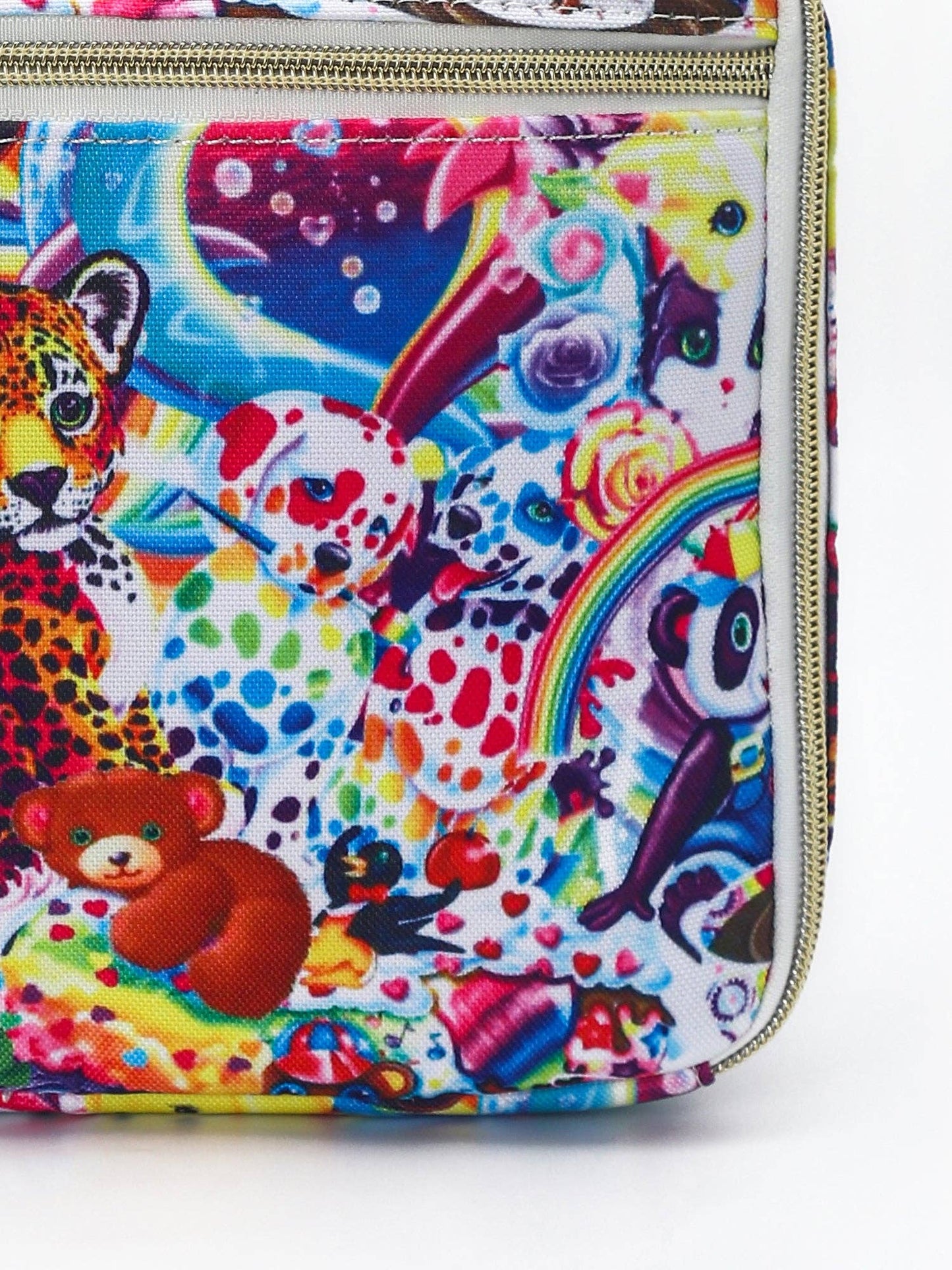 Leopard Rainbow Girls Lunch Boxes Bag