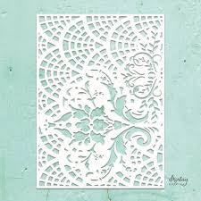 Mintay Papers - Mintay Kreativa - 6 X 8 Stencil - Lacey