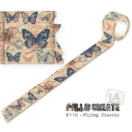 AALL & Create Washi Tape #116 - Flying Classic