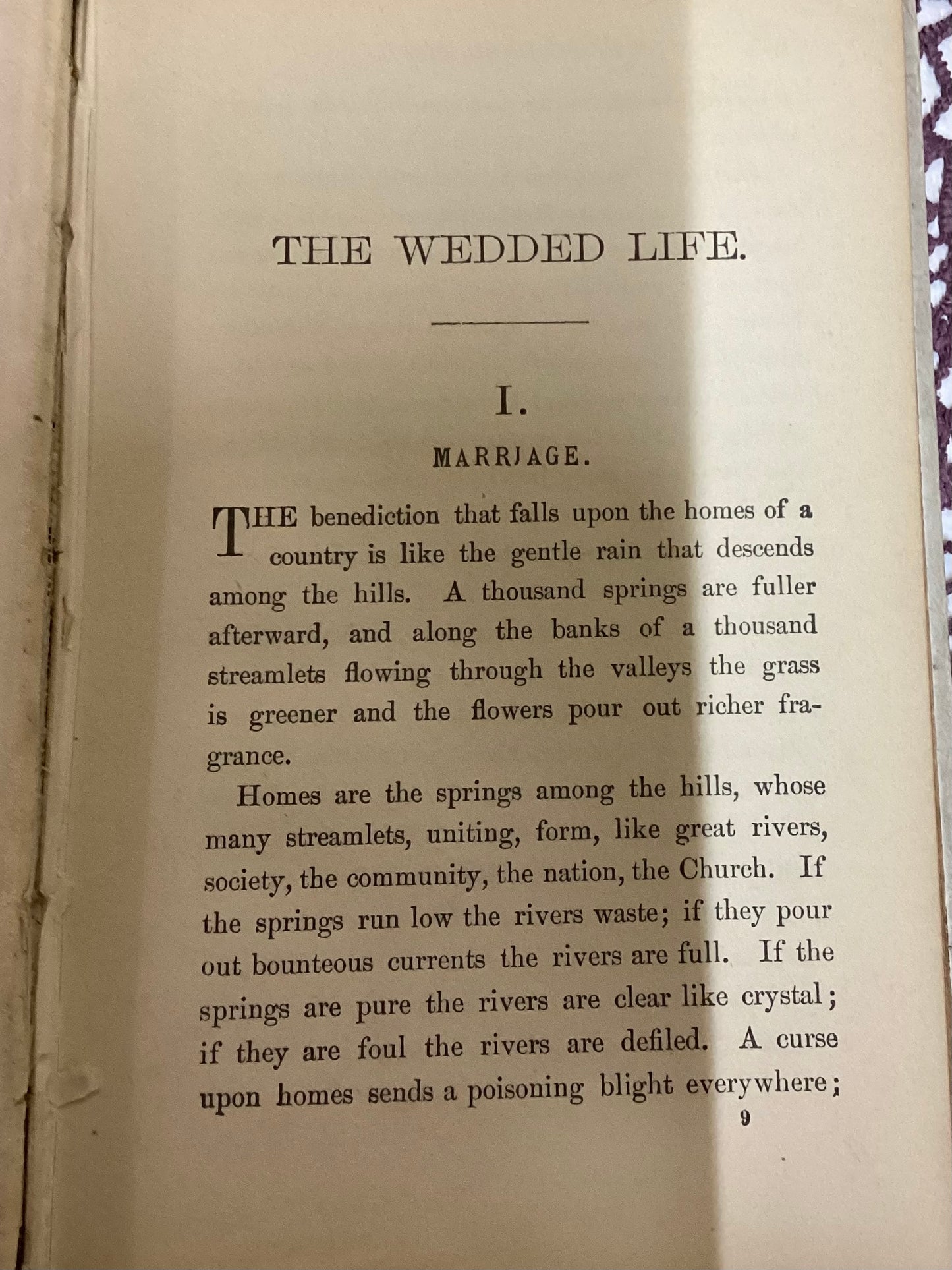 The wedded life
