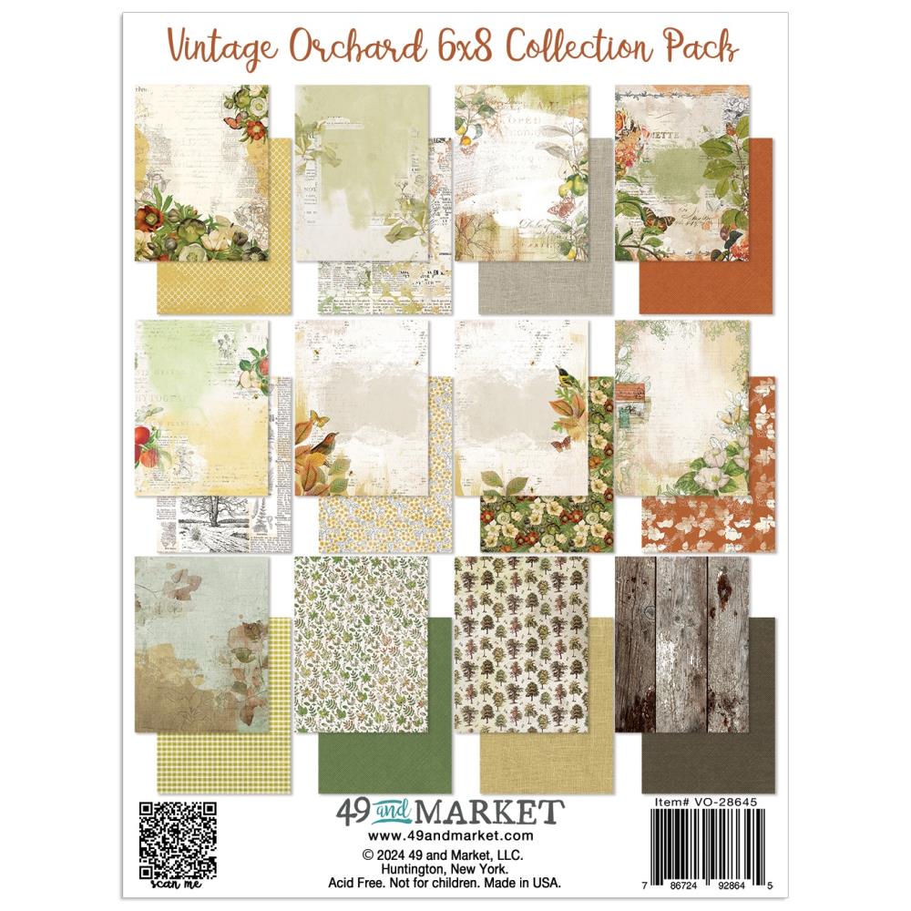 VINTAGE ORCHARD 12X12 COLLECTION KIT - 49 AND MARKET