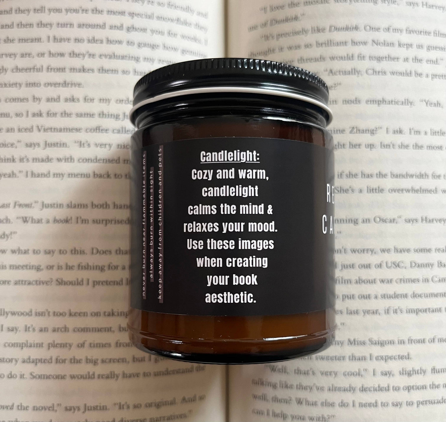 Reading by Candlelight - Bookish Candle | Book Themed