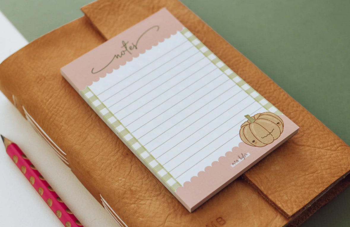 Gummy Pumpkin Notepad
