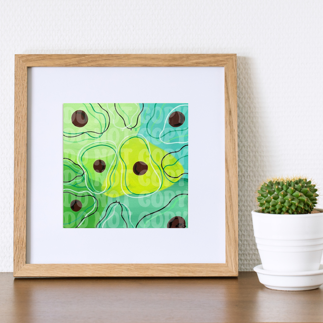 Modern Avocado Print (Autumn Smith - Auttie's Art)