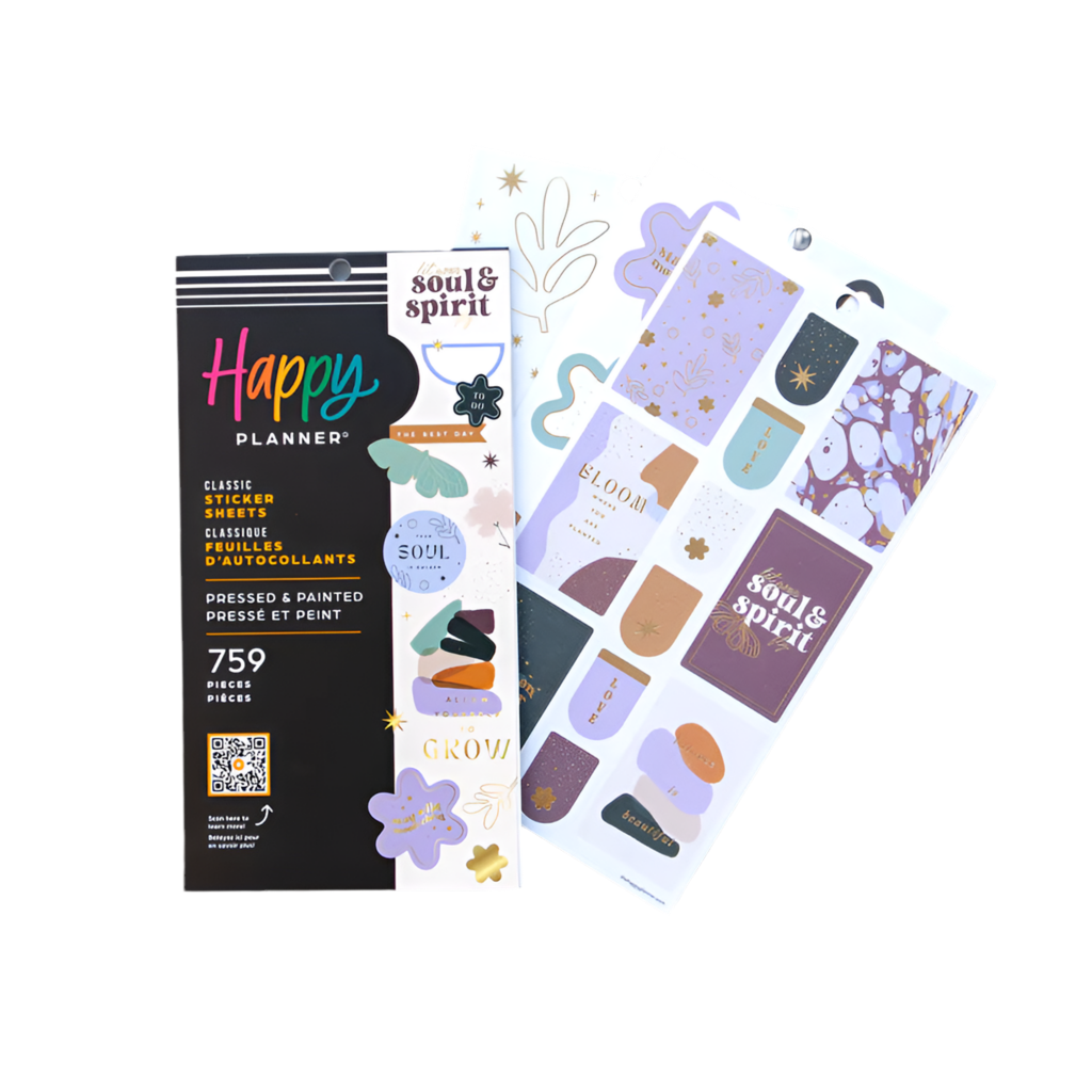 Happy Planner: Pressed & Painted