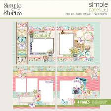 Simple Stories - Simple Vintage Flower Shoppe Collection - Simple Pages - Page Kit