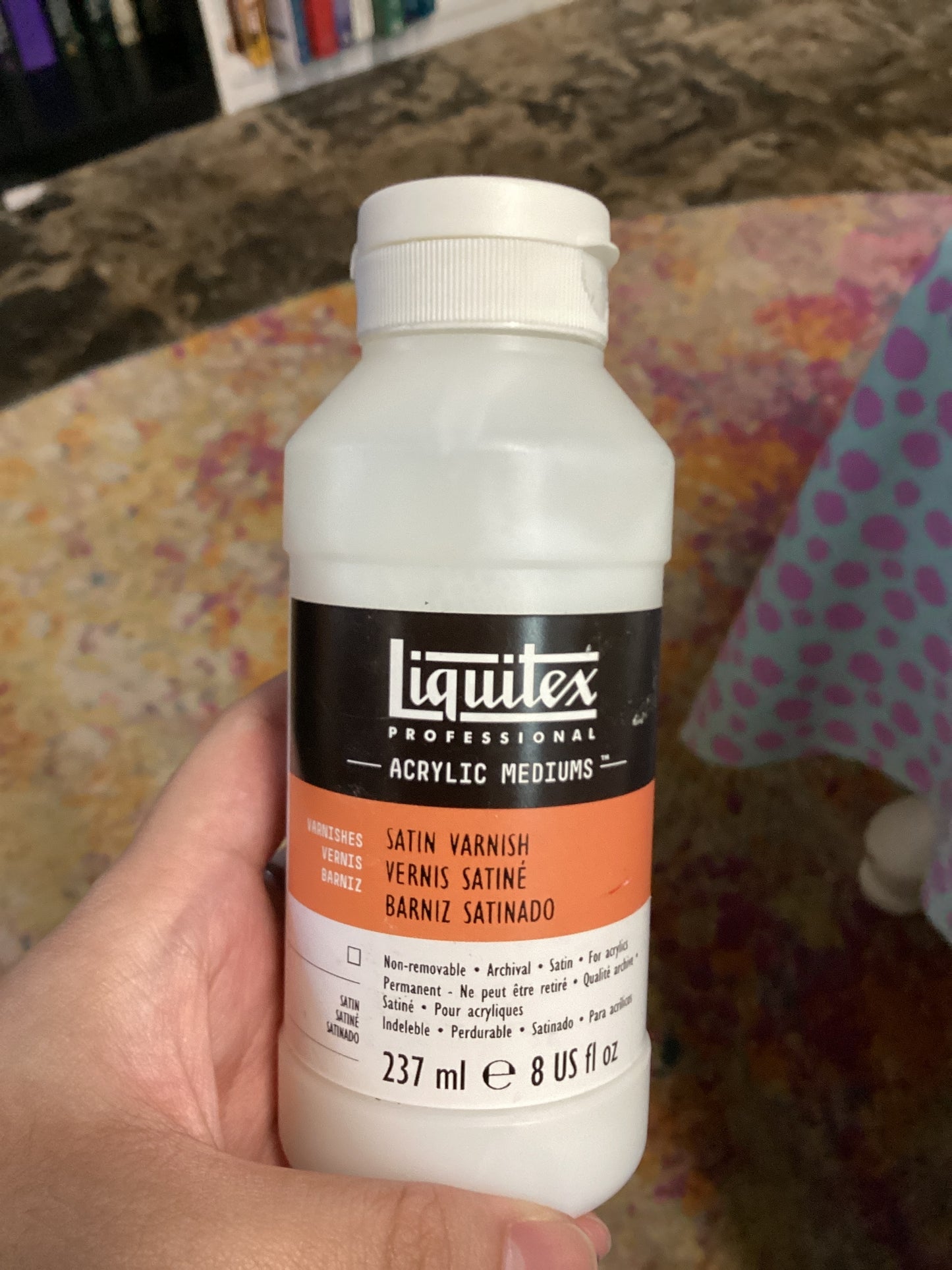 Liquitex | Satin Varnish | Acrylic Mediums