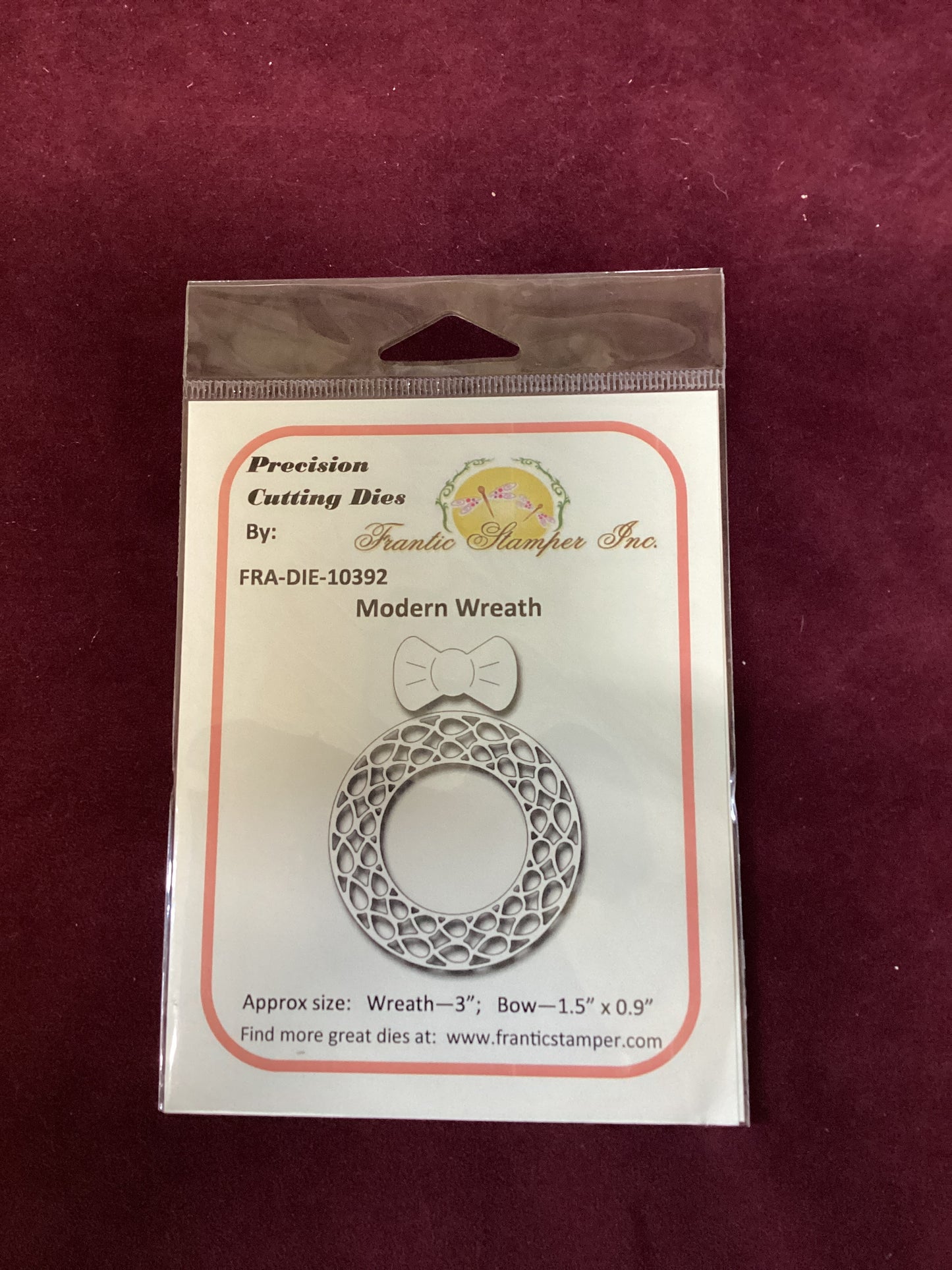 Frantic Stamper | Modern Wreath | Precision Cutting Dies