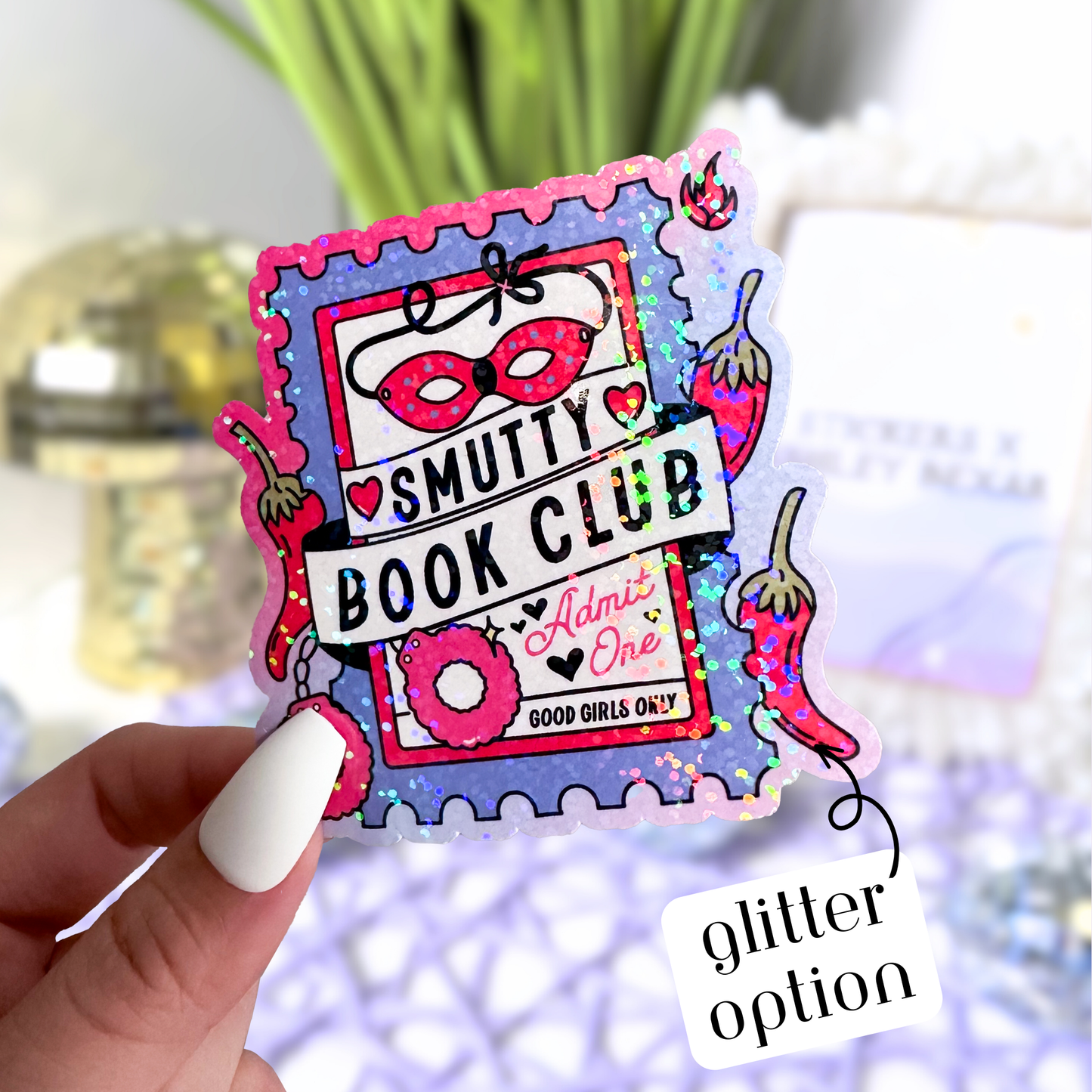Butterfly Bookish Introvert Waterproof Vinyl Sticker RB3