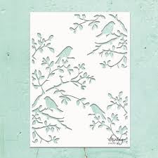 Mintay Papers Decorative Stencil - Birds