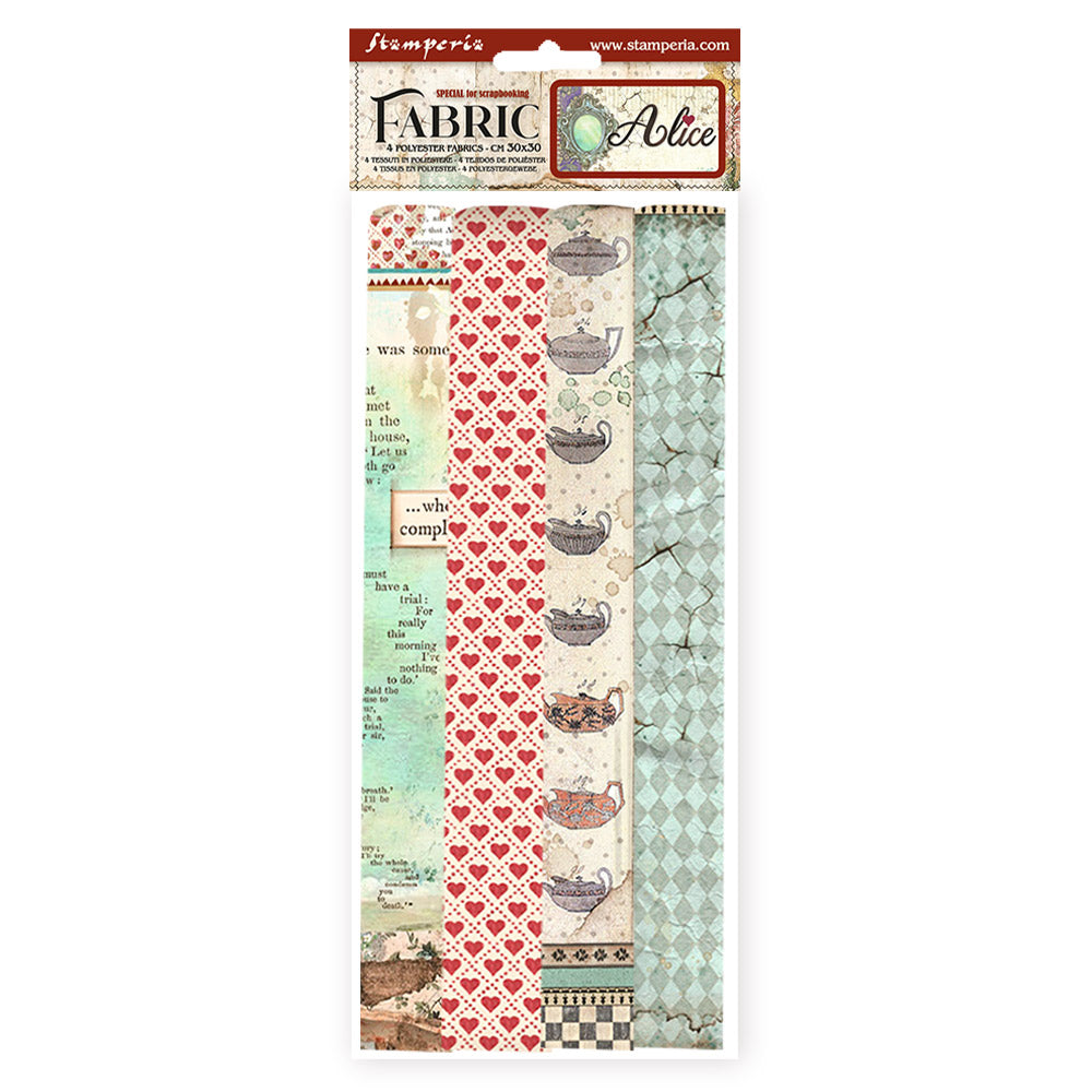 Alice Scrapbooking Fabric Pack - Stamperia