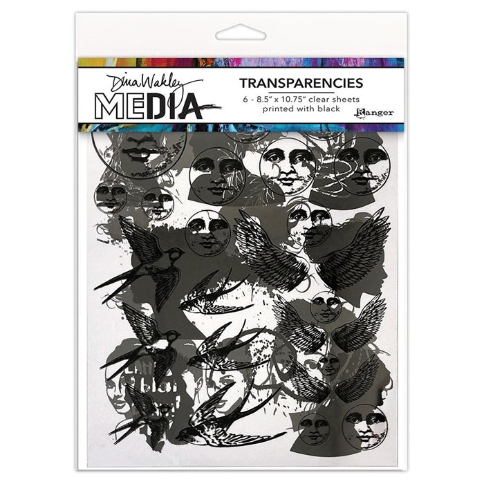 Dina Wakley Media - Focal Set #2 Transparencies Set