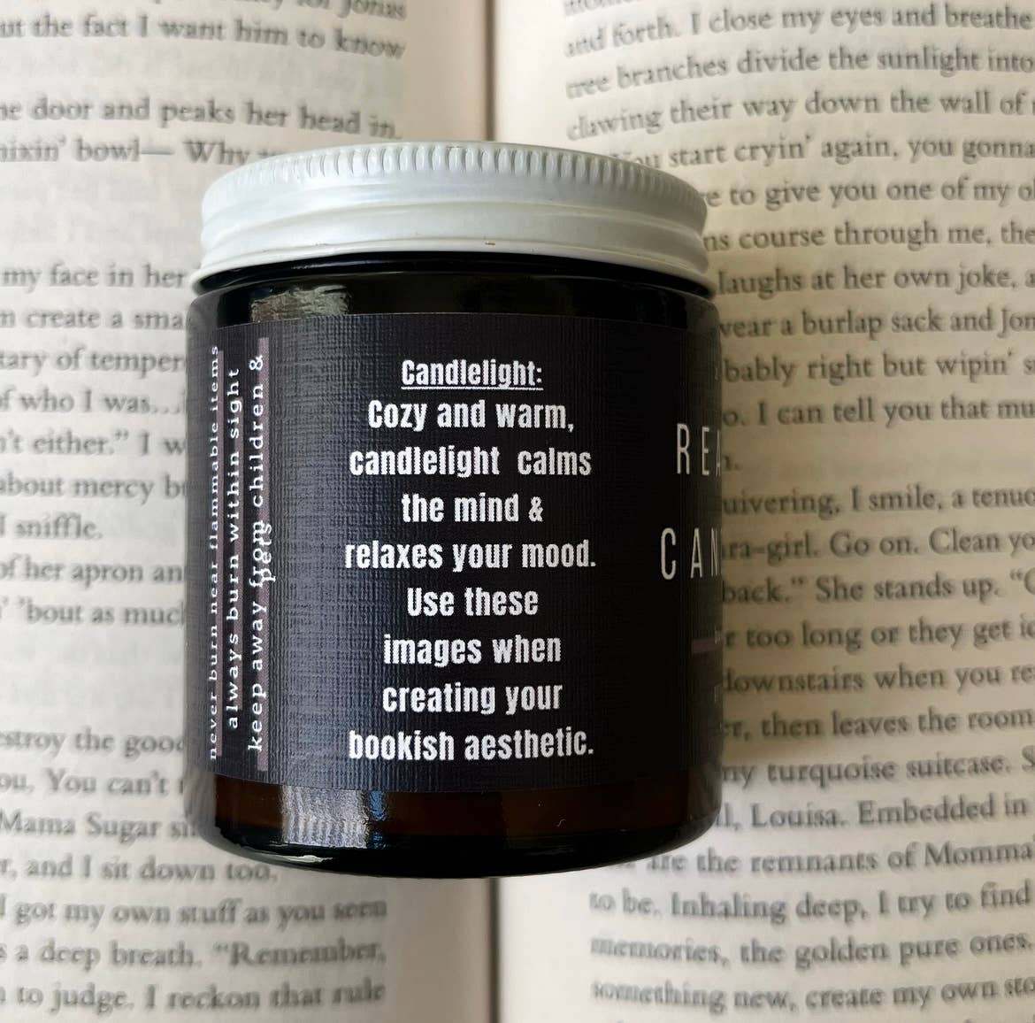 Reading by Candlelight - Bookish Candle | Book Themed