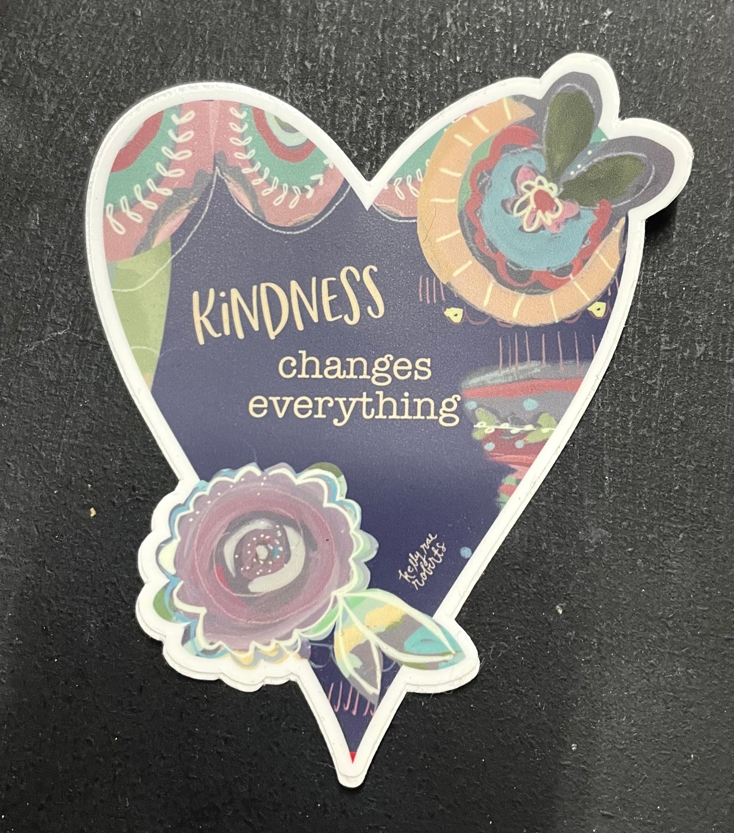 Kindness Changes Everything Heart Sticker