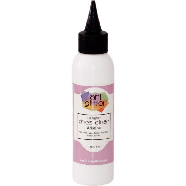 Art Institute Glitter Designer Dries Clear Adhesive 4oz