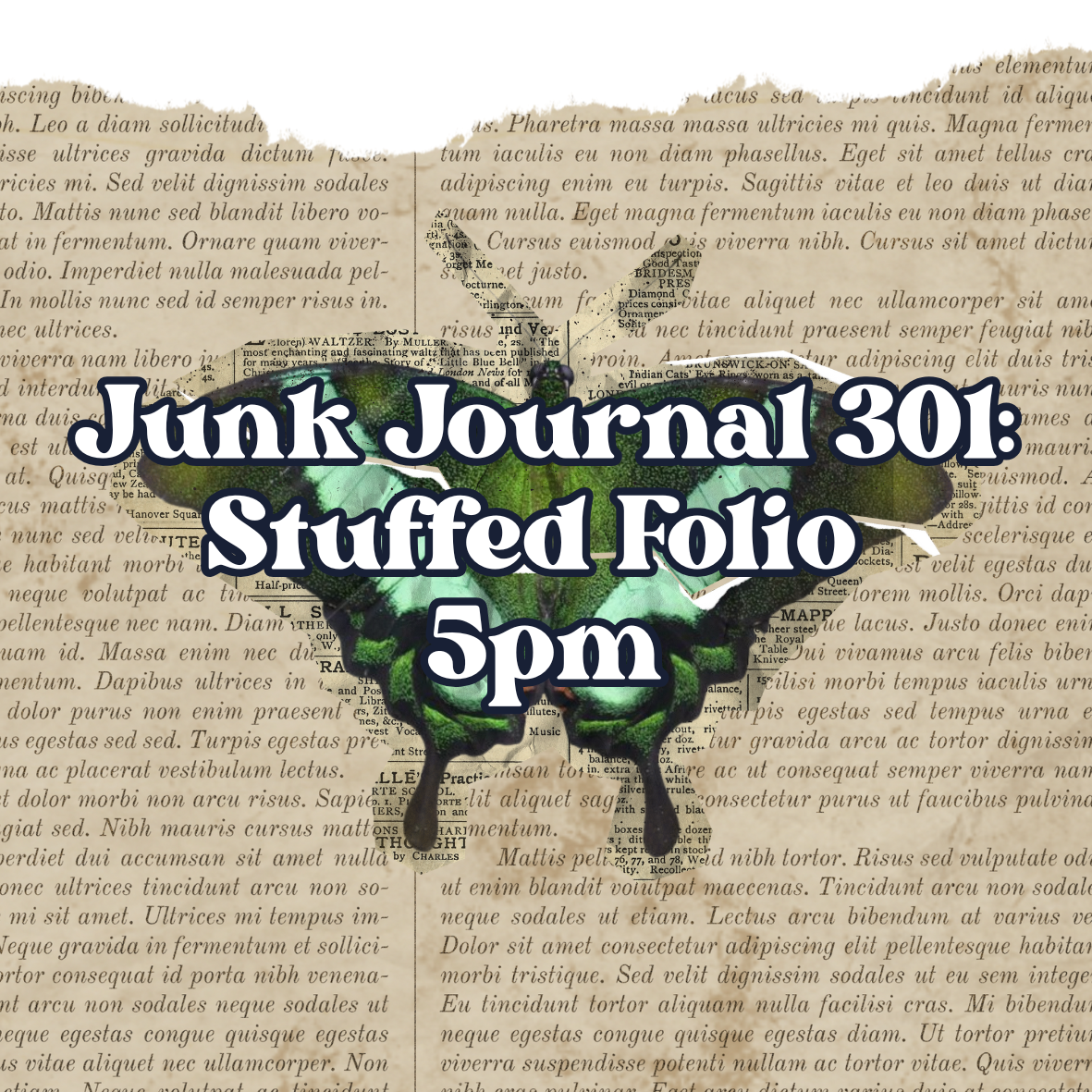 Junk Journal 301: Stuffed Folio