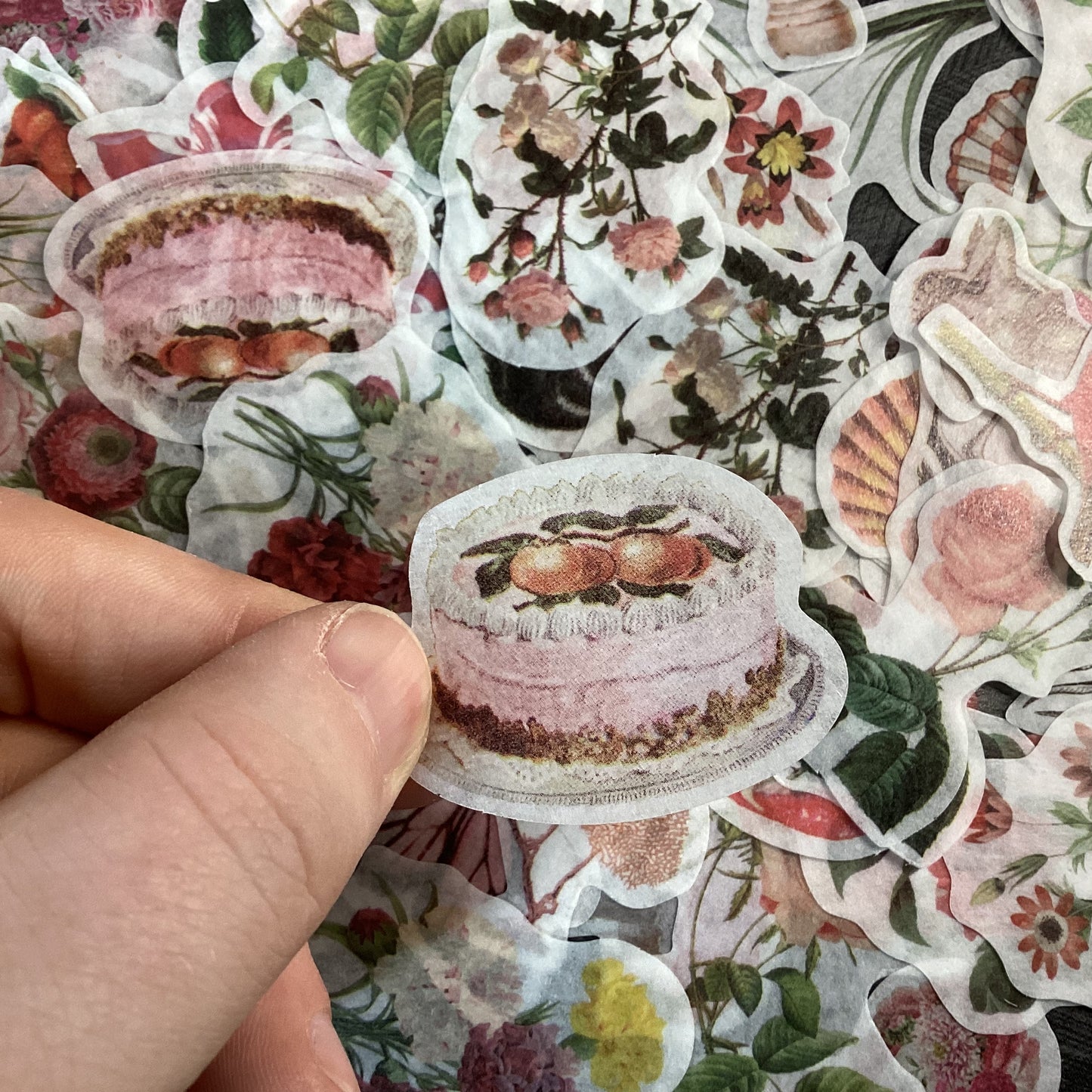 Pink Washi Sticker Mix