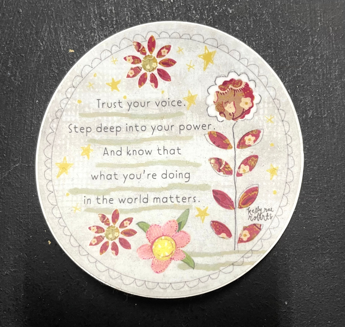 Trust Your Voice Sticker