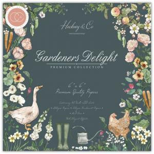 Craft consortium gardeners delight 6x6 paper