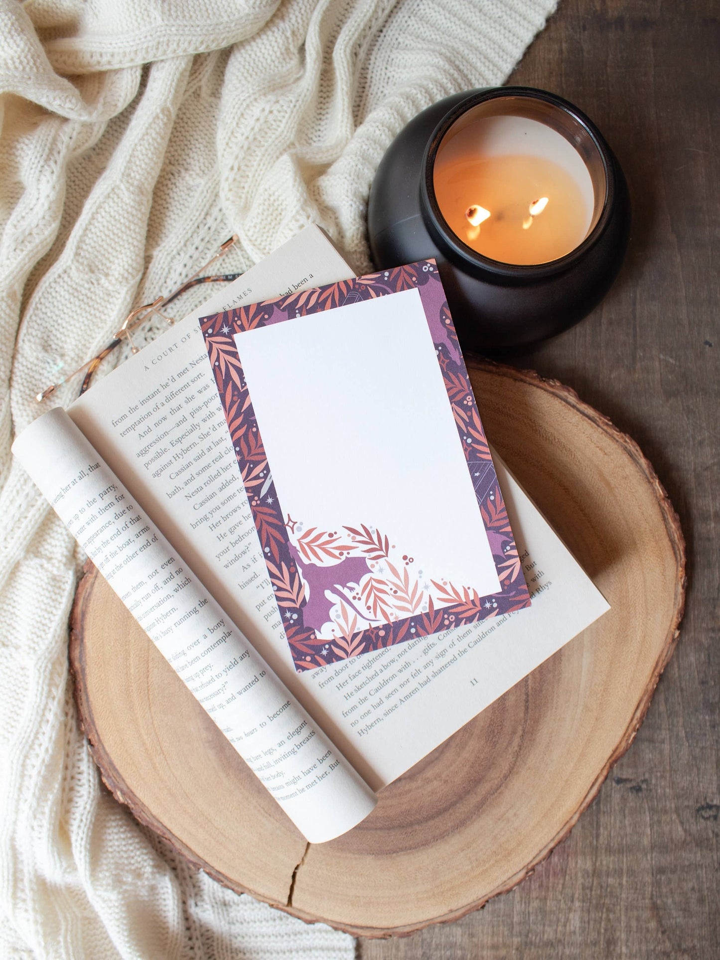 4x6 Fantasy Dragon Notepad | Book Lover Stationery and Gifts