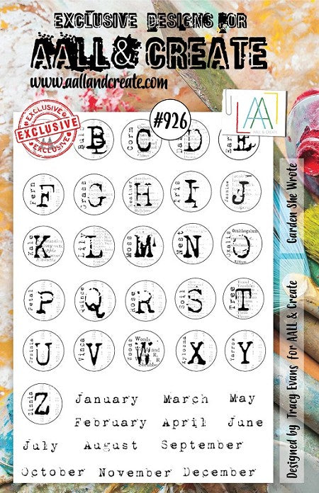 AALL & Create #926 | Garden She Wrote | Stamps