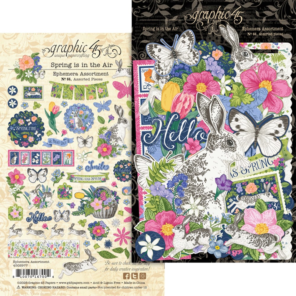 Graphic 45 - Spring Is In The Air Collection - Ephemera