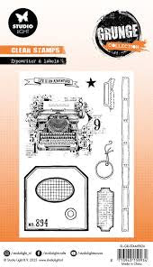 Studio Light Stamps - Typewriter & Labels