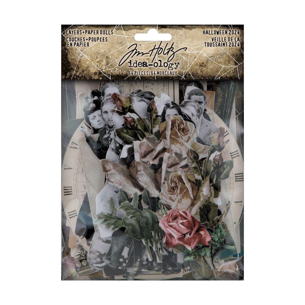 Tim Holtz idea-ology 2024 Halloween Layers and Paper Dolls th94399