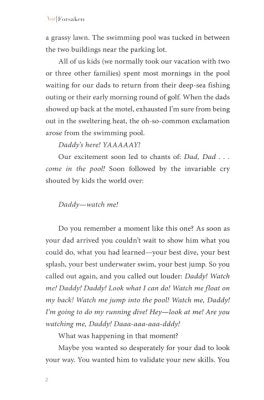 Not Forsaken: Finding Freedom as Sons & Daughters of a Perfect Father