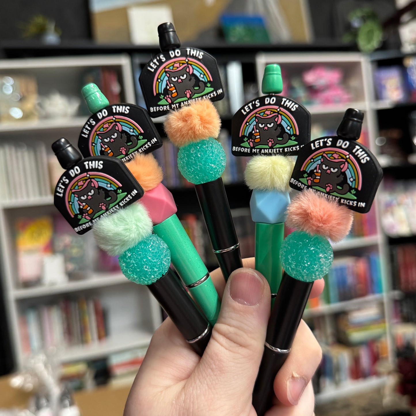 Let’s Do This Before My Anxiety Sets In Beaded Pen