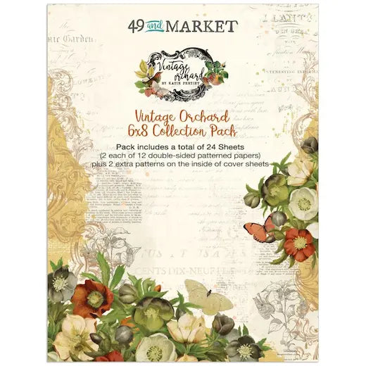 49 and Market Vintage Orchard 6"x8" Collection Pack 24pcs