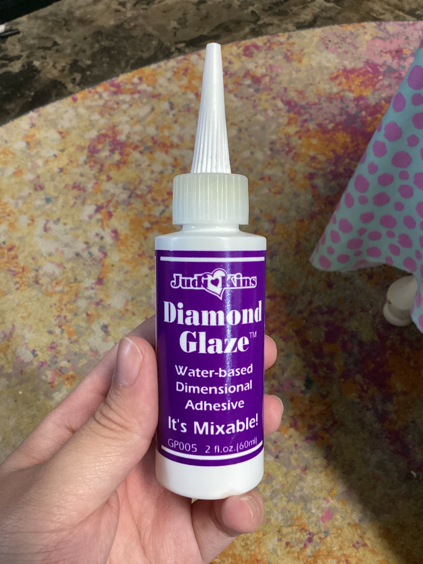 Judikins | Diamond Glaze | Water-based Dimensional Adhesive