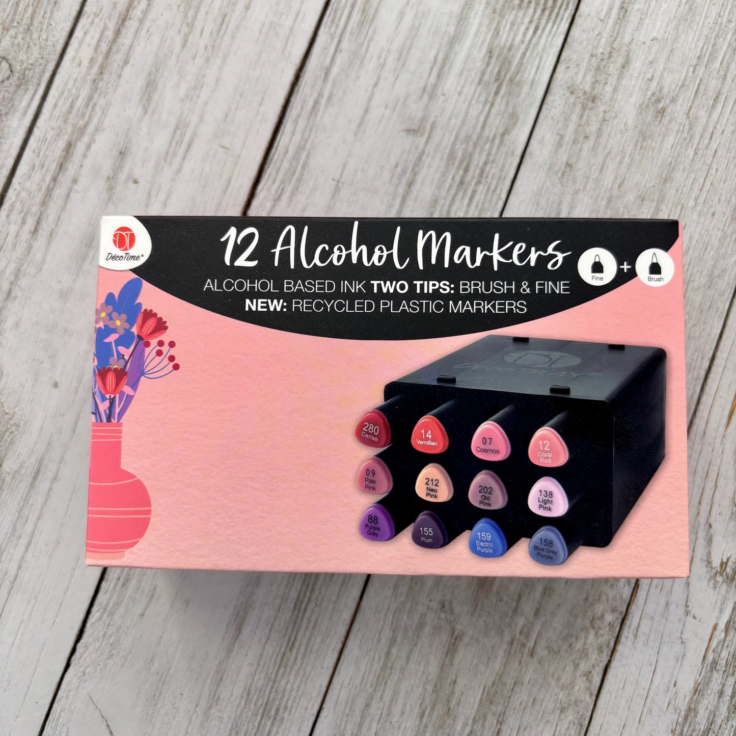 DecoTime | Alcohol Markers | Set of 12